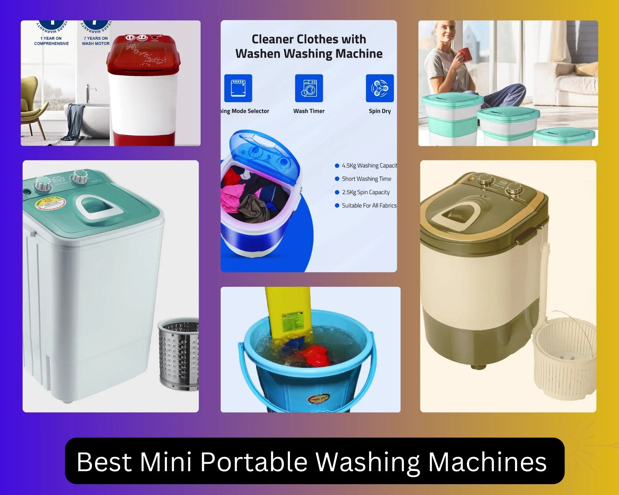 6 Best Mini Portable Washing Machines In India March 2024 True Buddy