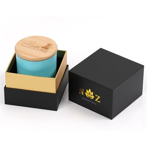 Black cardboard custom candle gift box supplierHuizhou True Color