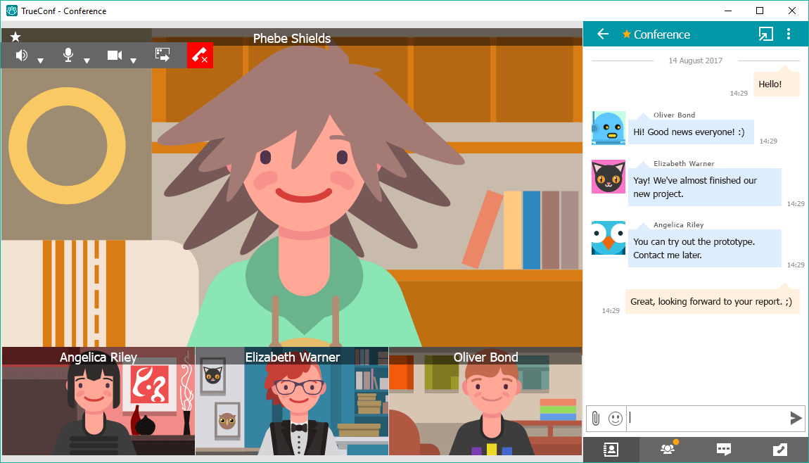 Live Chat in TrueConf for Windows — Video Conferencing Blog