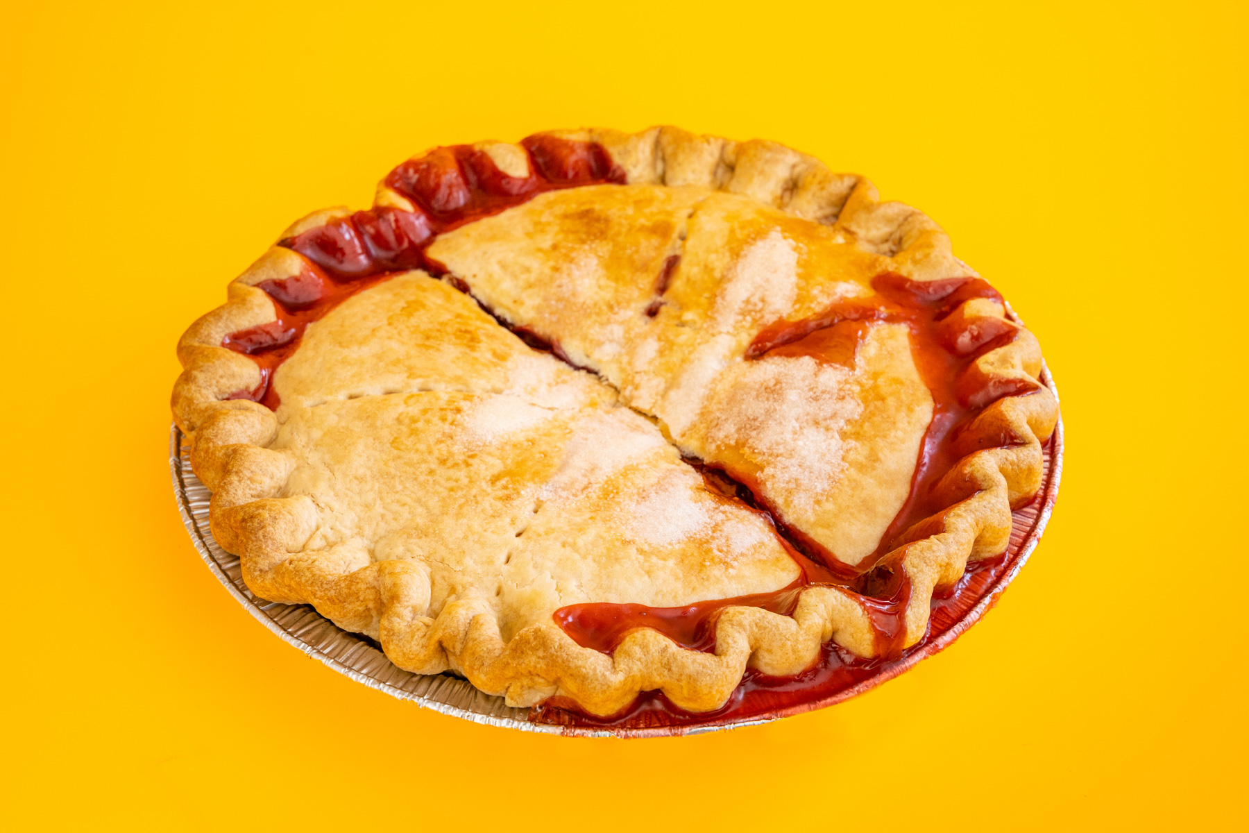 Strawberry Rhubarb Pie True Confections