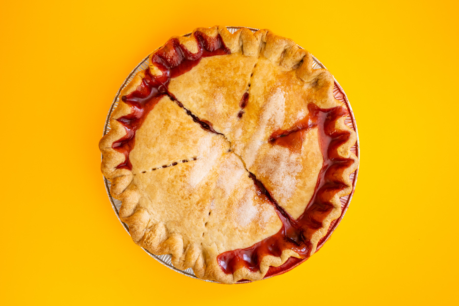 Strawberry Rhubarb Pie True Confections