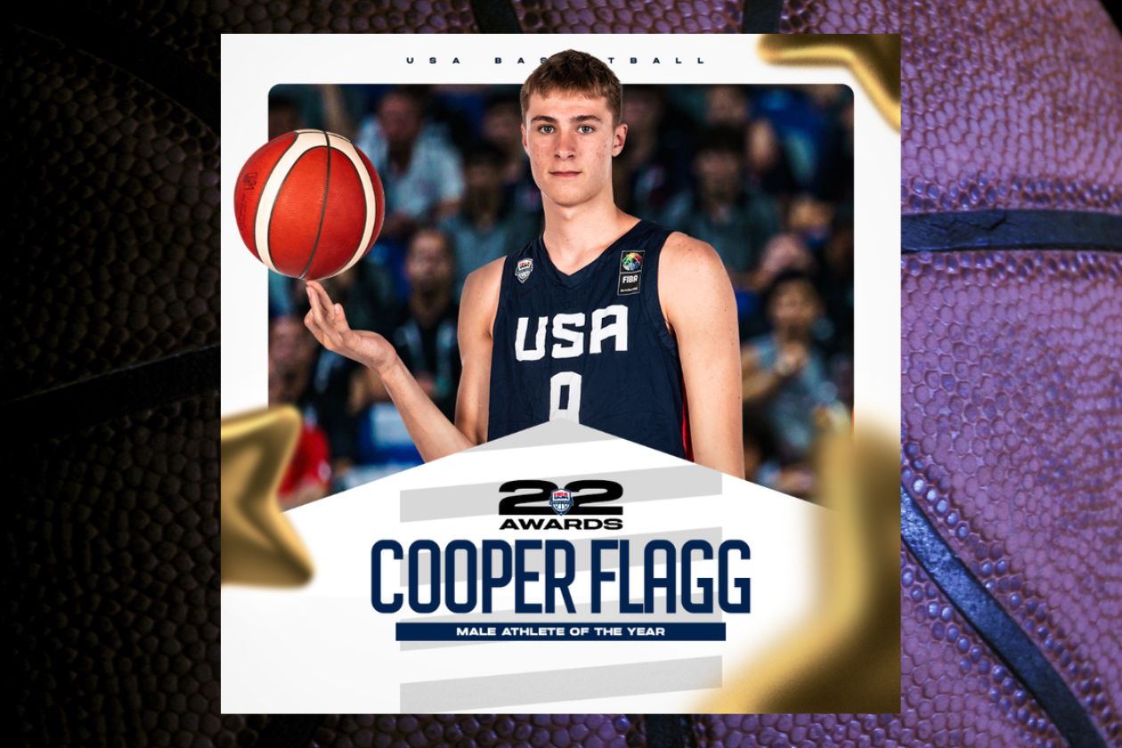 Cooper Flagg Named USA Basketball’s Male Athlete of the Year True