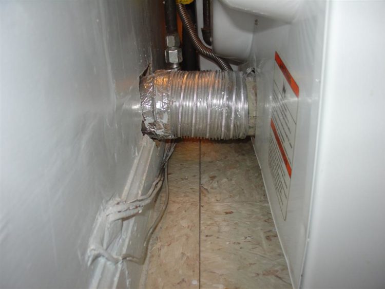 Can I vent my gas dryer inside?