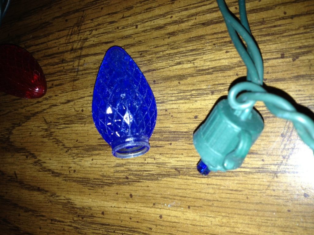 How do you find the bad bulb on LED Christmas lights?