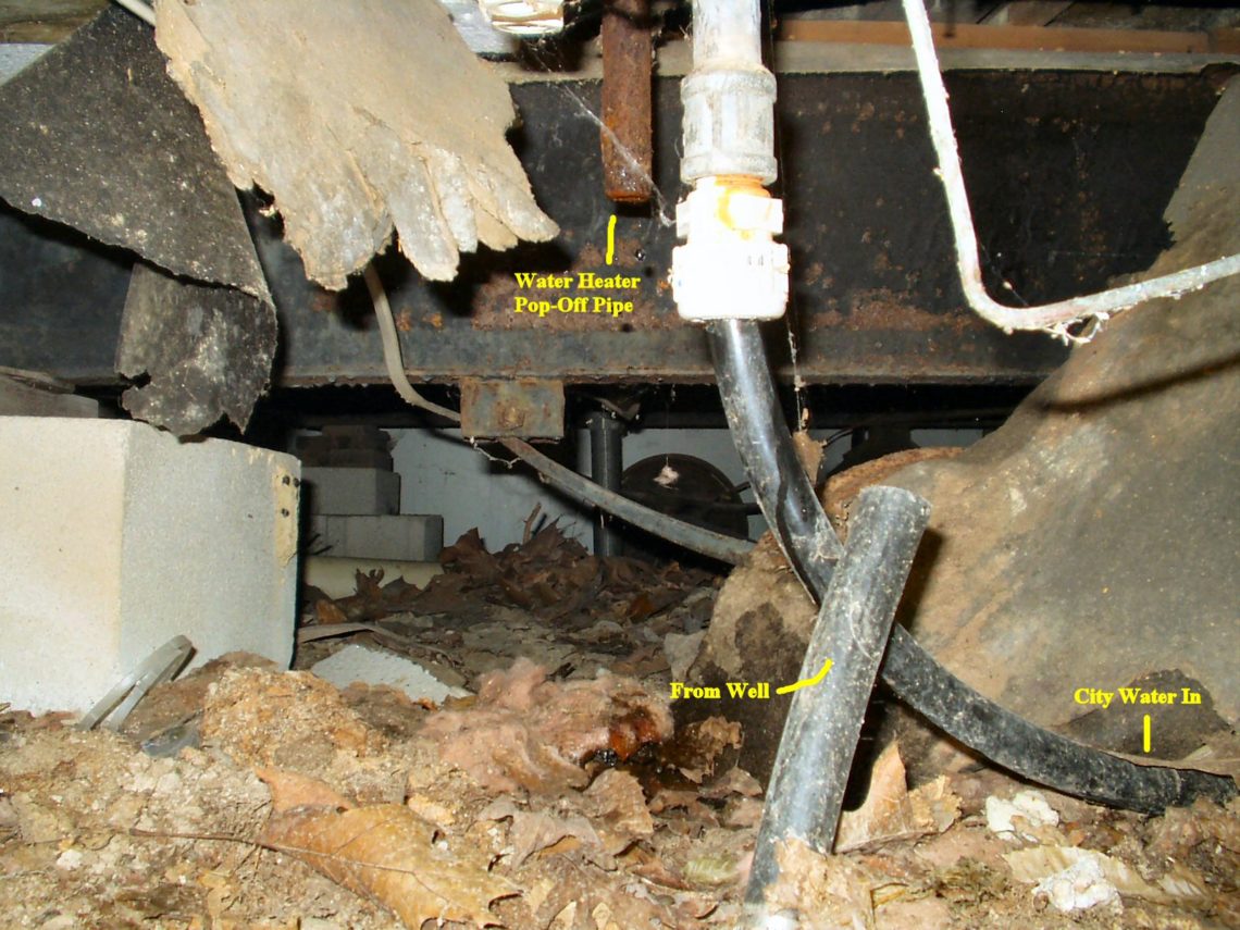 What is the GREY pipe in mobile homes called?