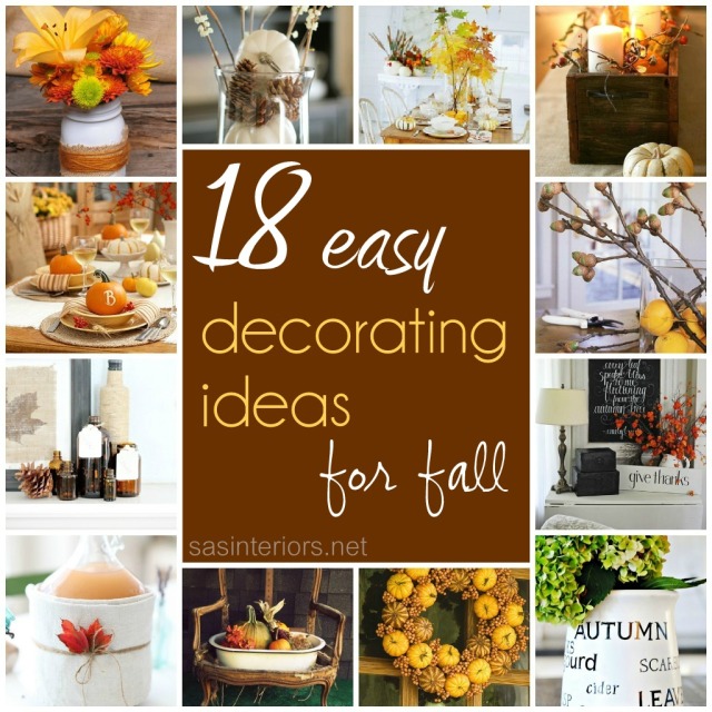 18 Easy Decorating Ideas for Fall « Your Path To Well Being and Better