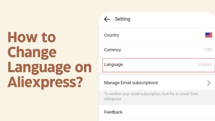How to Change Language on Aliexpress Account: A Step-by-Step Guide ... How to change aliexpress language