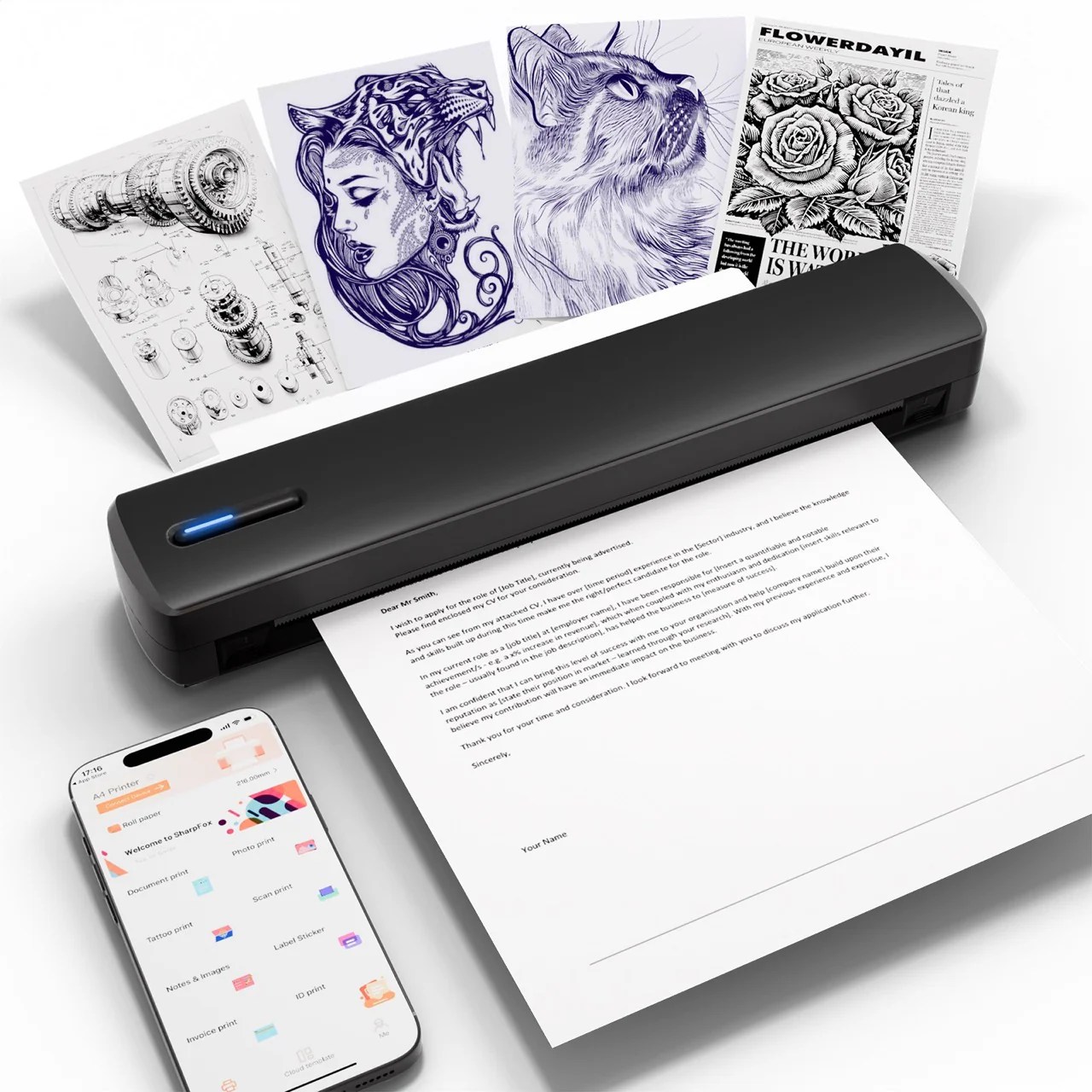 Portable Inkless Printers