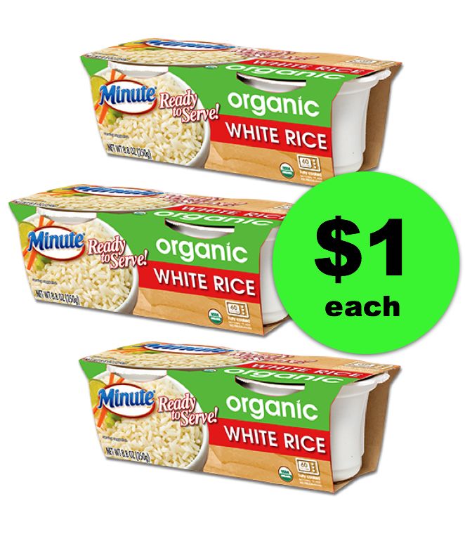 For a Super Quick Side Dish, Get Minute Organic Rice Ready to Serve Cups at Publix For ONLY 1