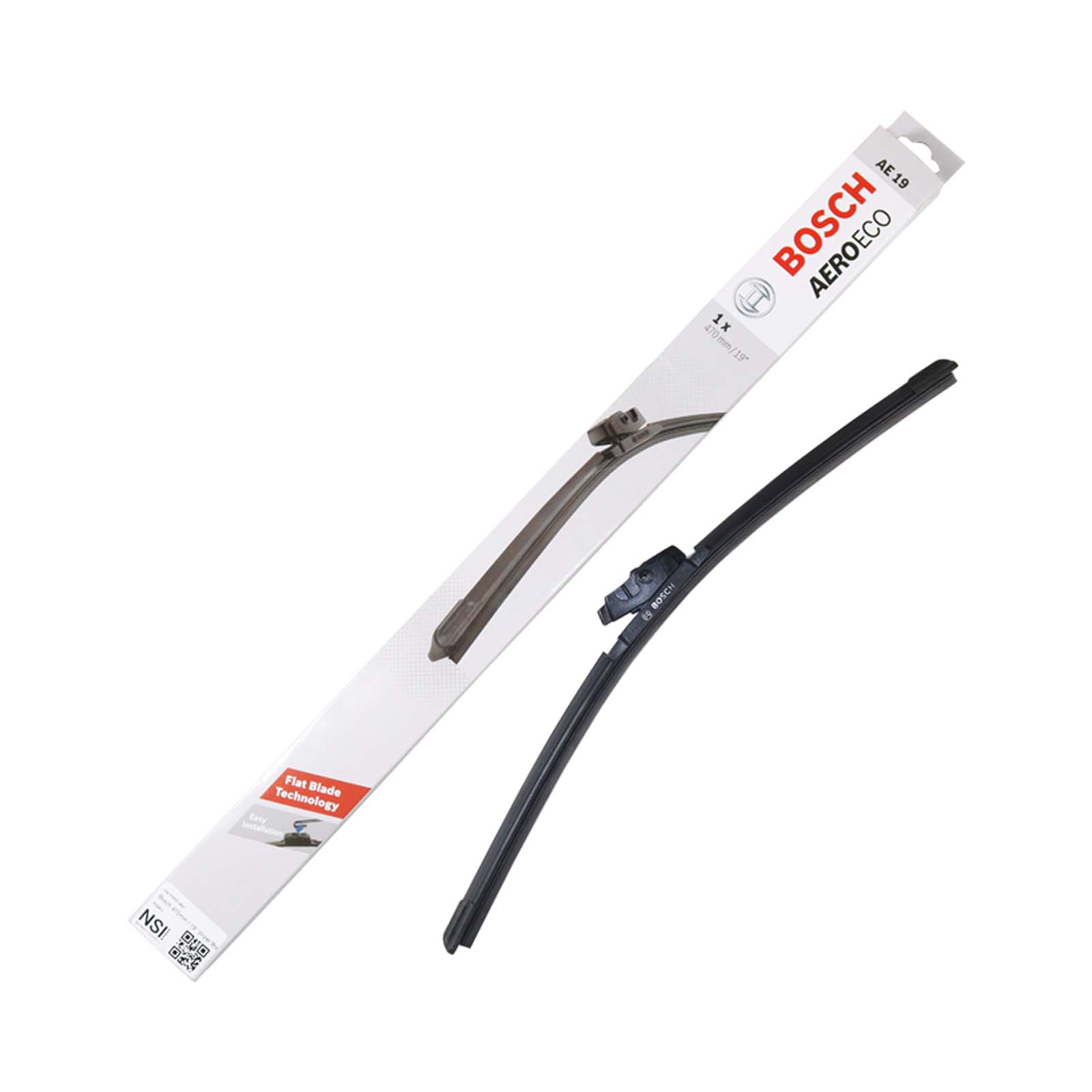 Bosch Aero Eco AE19 Single Wiper Blade, 470mm/19″ To True Quality