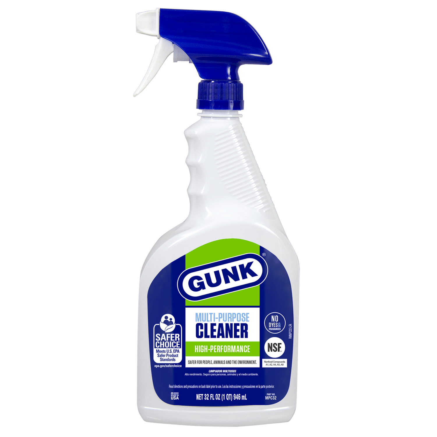 Gunk Heavy Duty Foam AllPurpose Degreaser, Net wt. 17 oz (482g