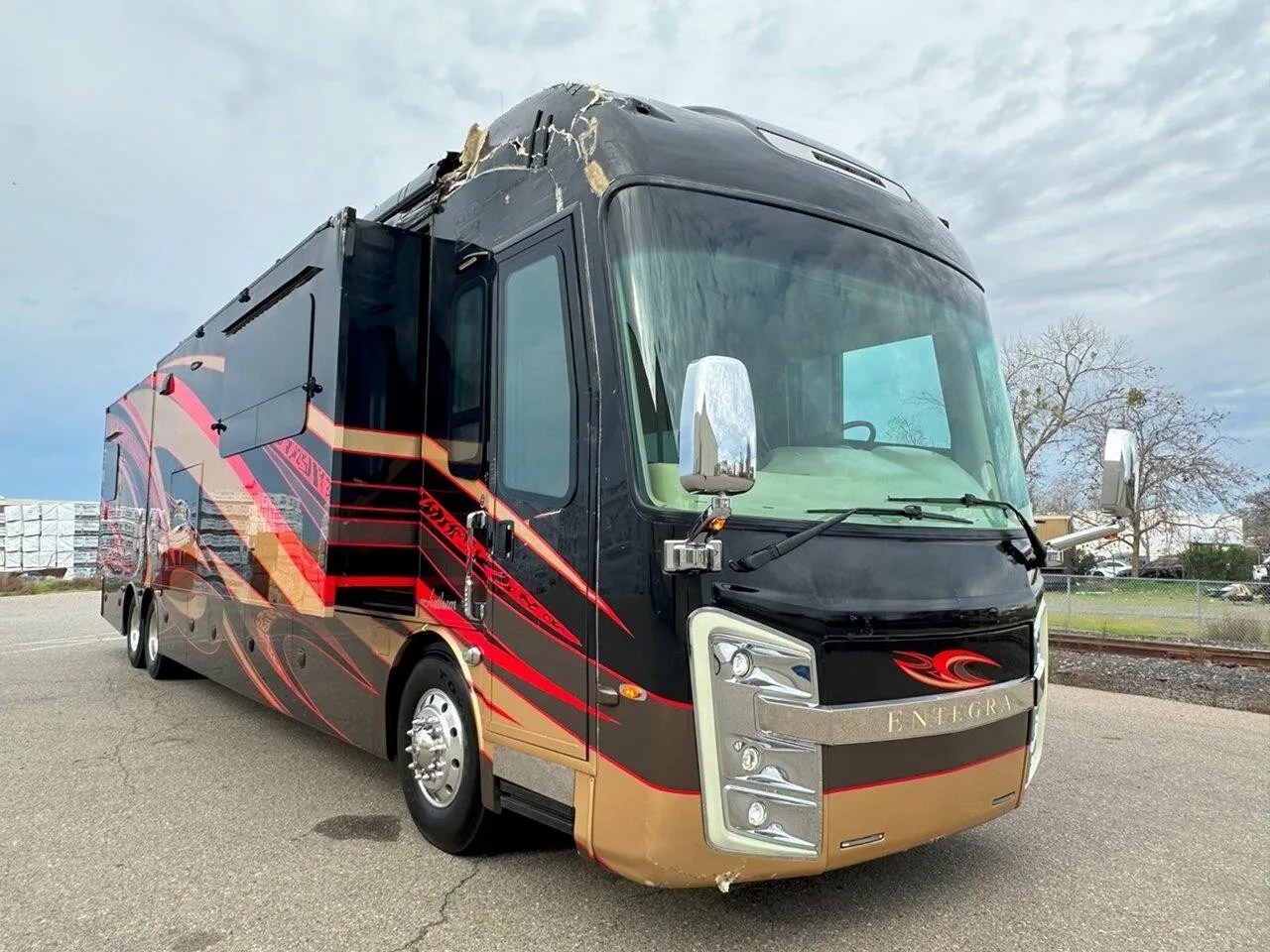 2017 ENTEGRA ANTHEM 44B CLASS A COACH DIESEL MOTORHOME "BATH & HALF