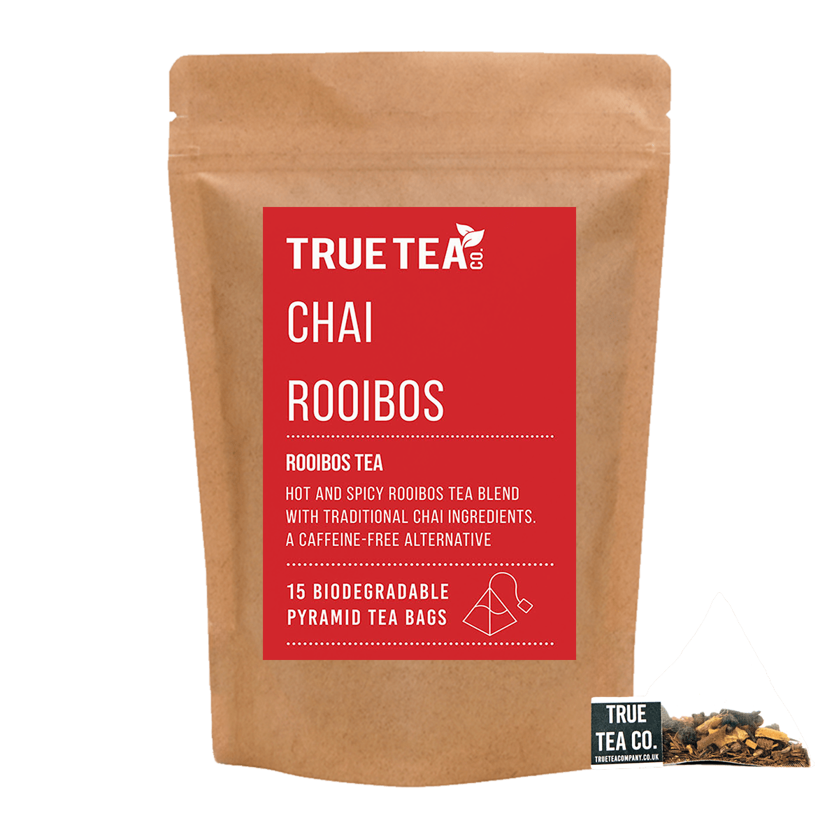 Chai Rooibos Pyramid Tea Bags (Plastic Free) True Tea Co. Harrogate
