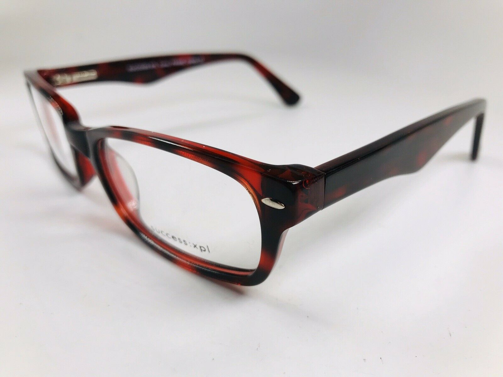 SUCCESS XPL Red Tortoise COREY Eyeglasses 52mm True View Optics