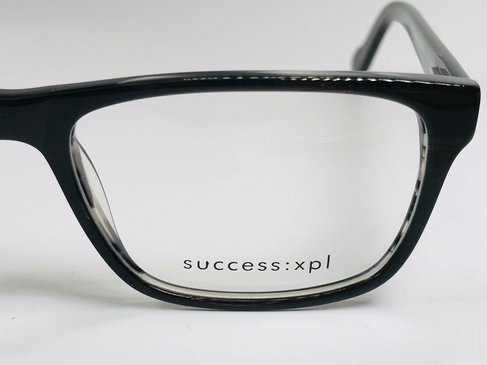 SUCCESS XPL Black & Grey Parker Eyeglasses 53mm True View Optics