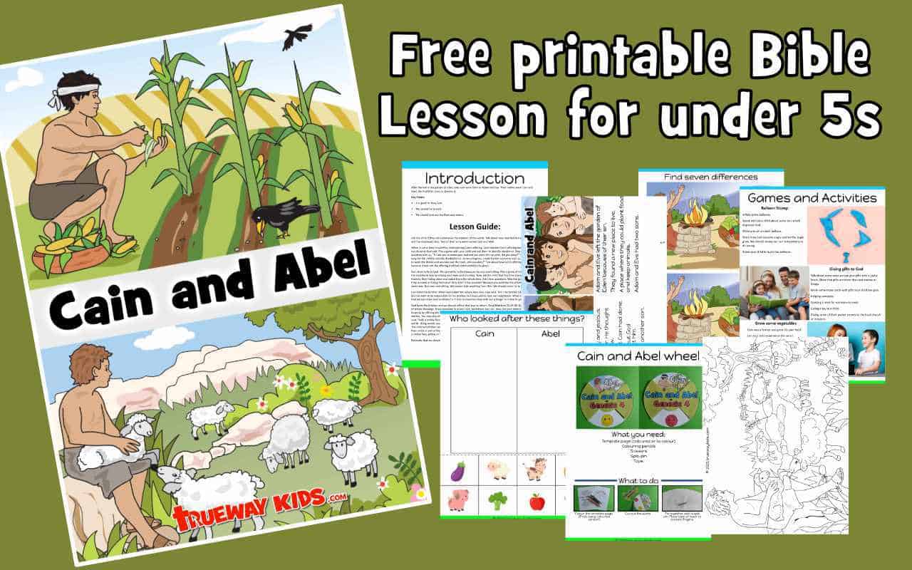 Cain And Abel Activity Sheets