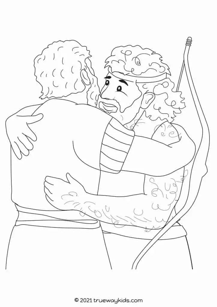 Jacob Tricks Isaac Coloring Pages