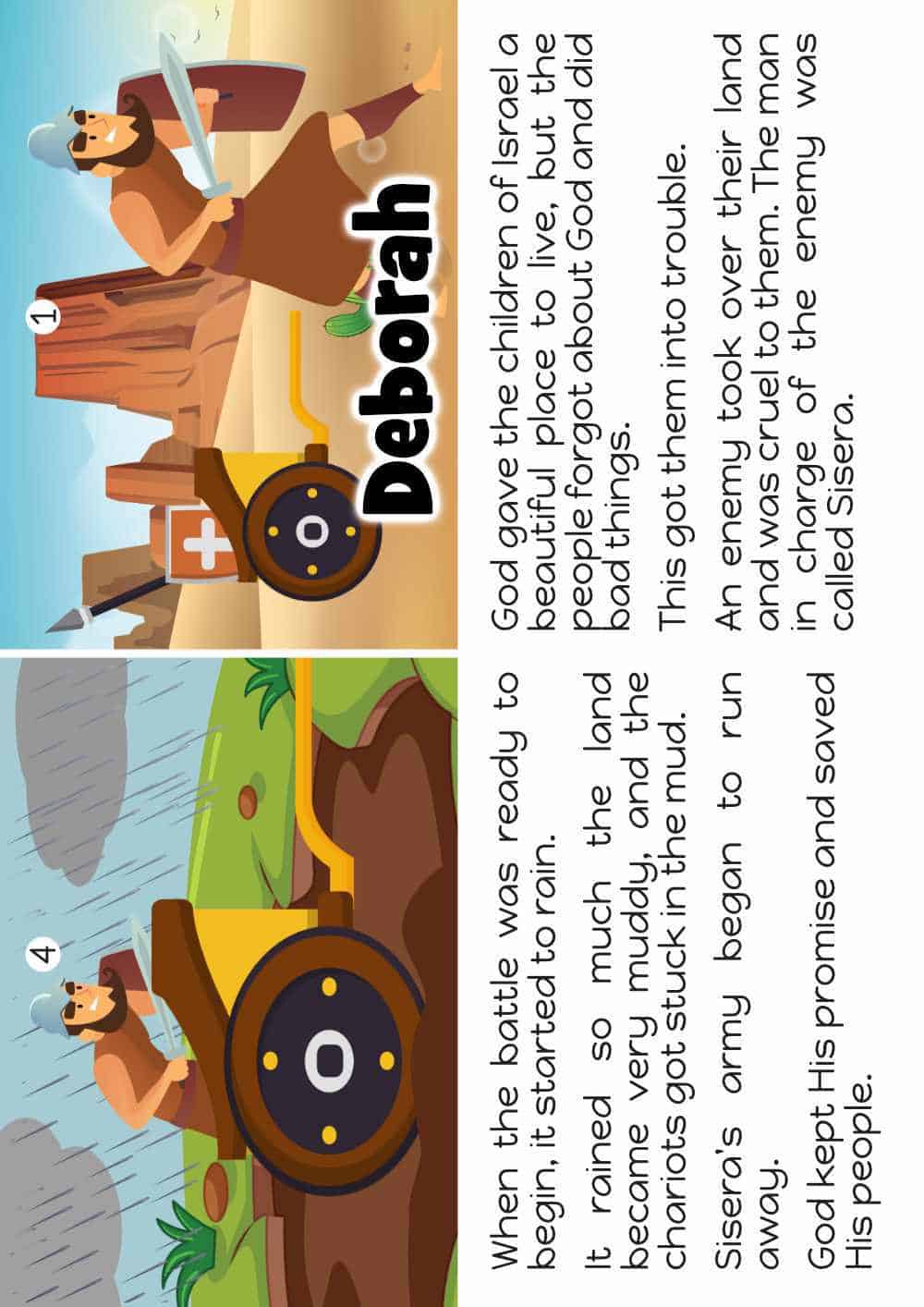 Deborah Free Bible lesson for kids Trueway Kids