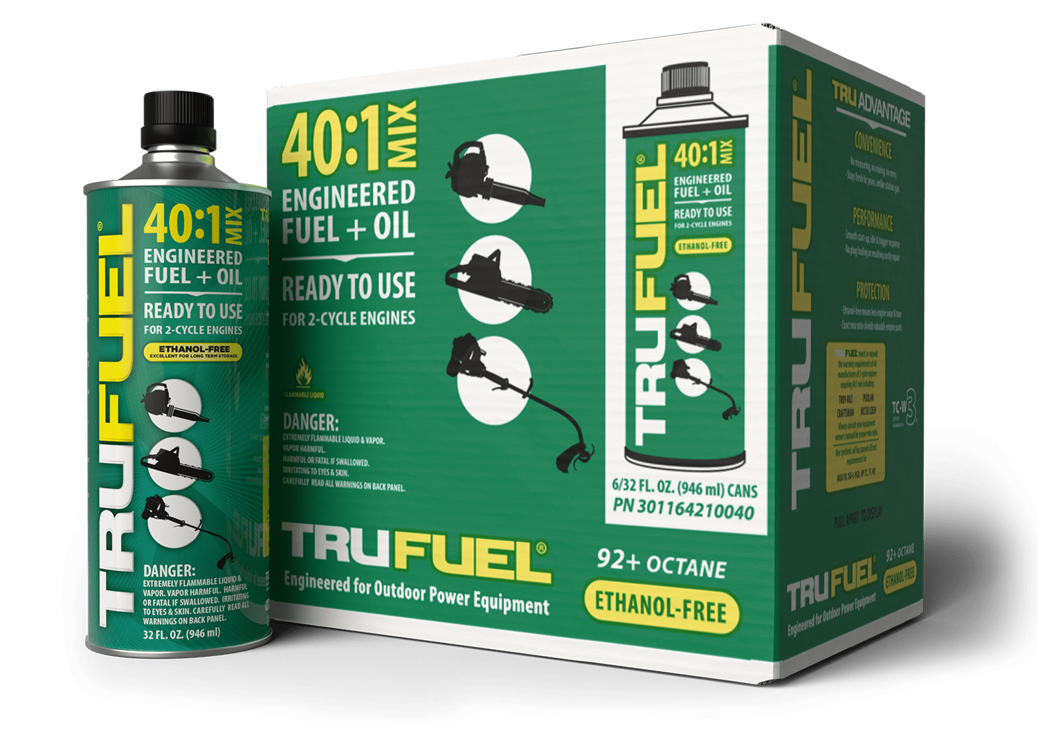 Premixed 401 Fuel TruFuel 2Cycle Fuel for 2Stroke Engines