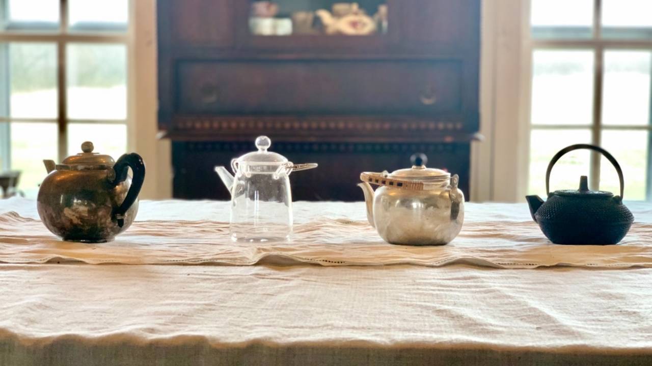 Simple Teapot Table Decor Truly Blissful Living Home