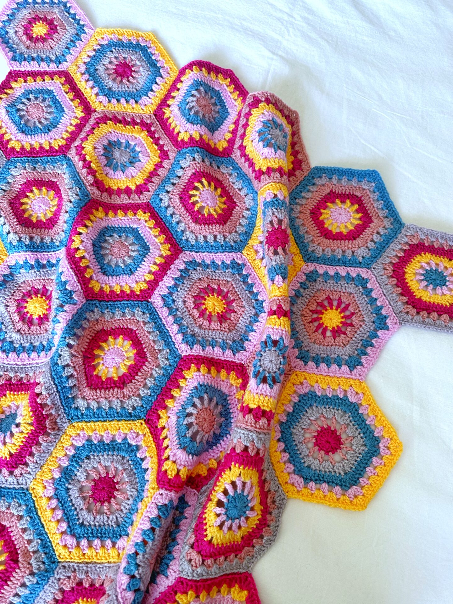 Spirit Hexagon Blanket Pattern Free Crochet Pattern Truly Crochet