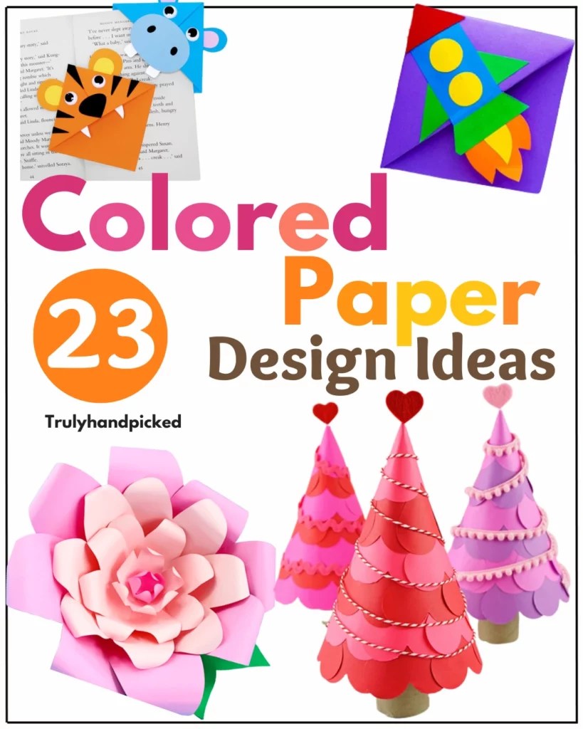 Splashing Colors 23 Inspiring Colored Paper Designs & Craft Ideas