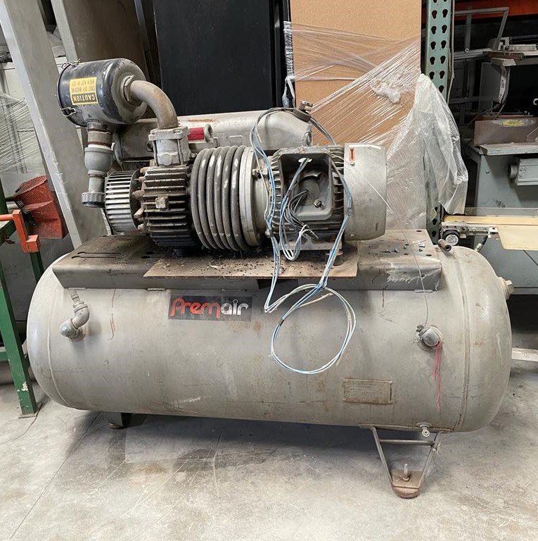 50000642 Vacuum Pump RC0160B0321001 Busch 7.5 Hp with Tank