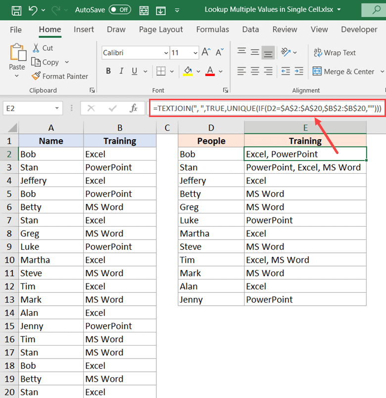 How To Insert Multiple Values In A Single Cell In Excel Printable Online