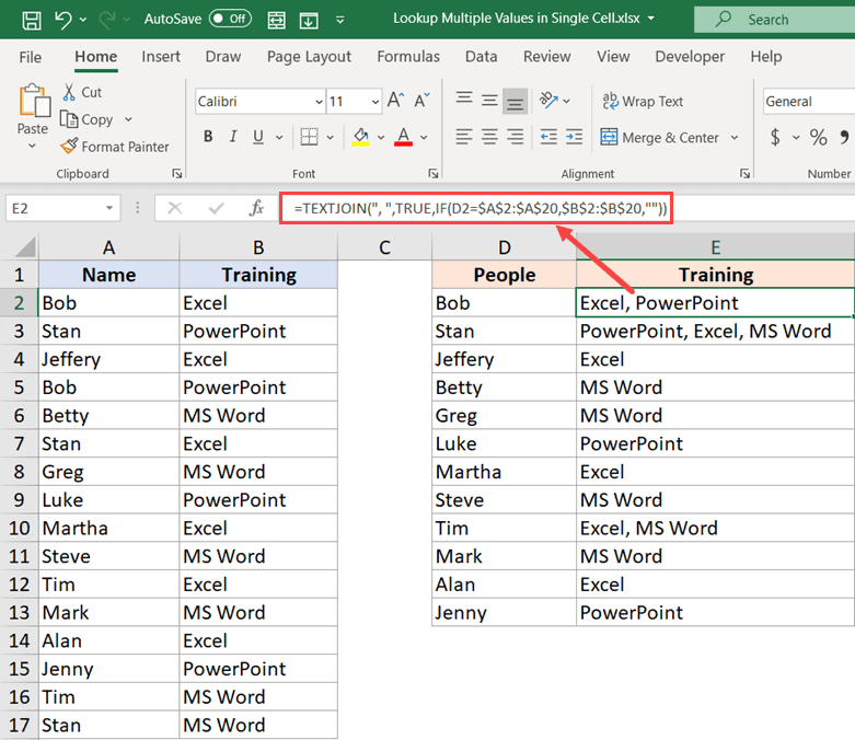 Excel multiple values in one cell to multiple cells
