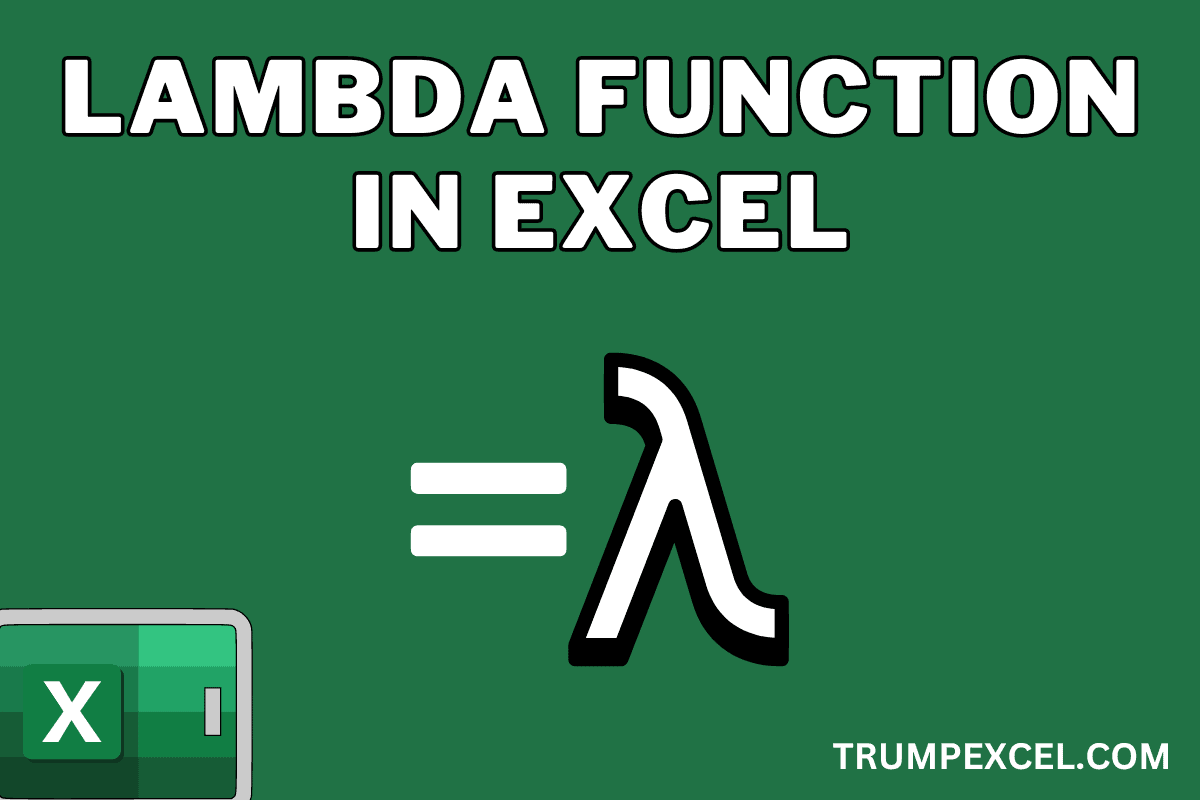 Excel LAMBDA Function Easy Explanation with Examples