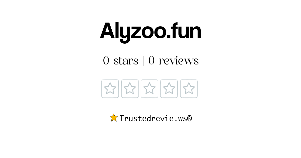 Alyzoo.fun Review Legit or Scam? [2025 New Reviews]
