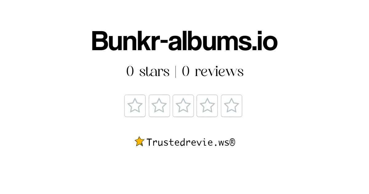 Bunkralbums.io Review Legit or Scam? [2025 New Reviews]