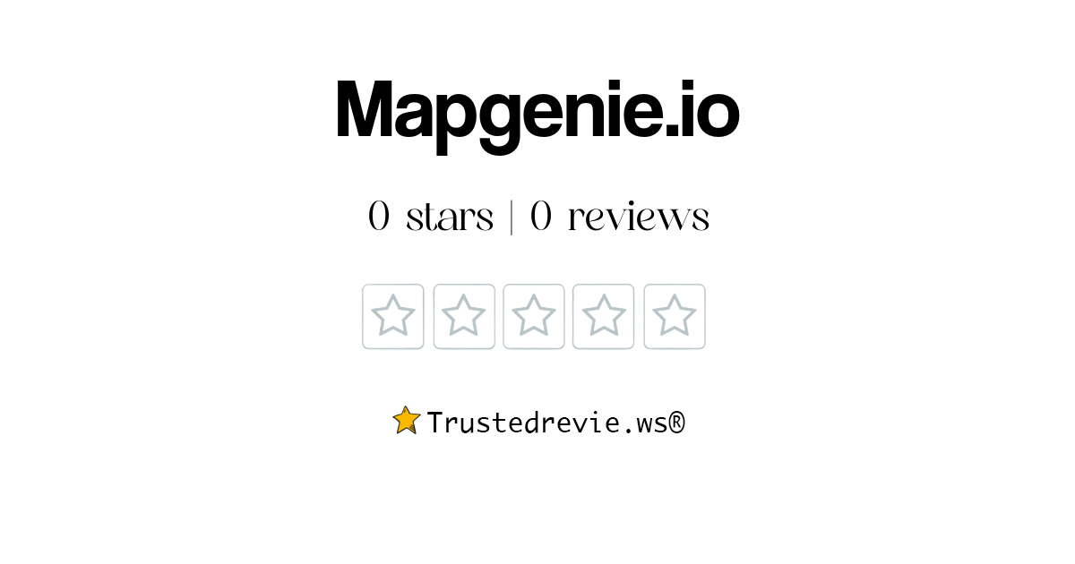 Mapgenie.io Review Legit or Scam? [2024 New Reviews]