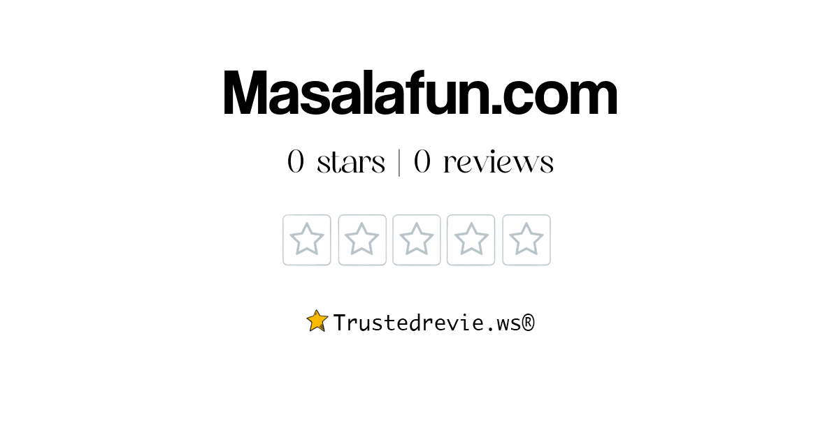 Masalafun.com Review: Legit or Scam? [2025 New Reviews]