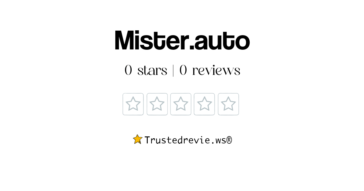 Mister.auto Review Legit or Scam? [2024 New Reviews]