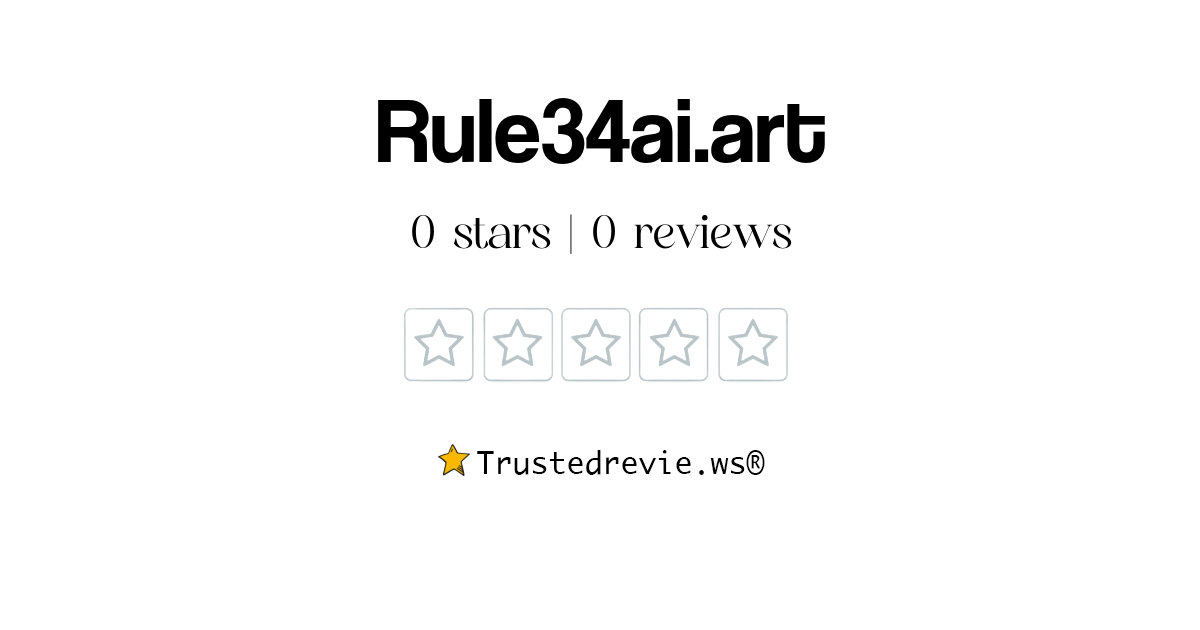 Rule34ai.art Review: Legit or Scam? [2025 New Reviews]