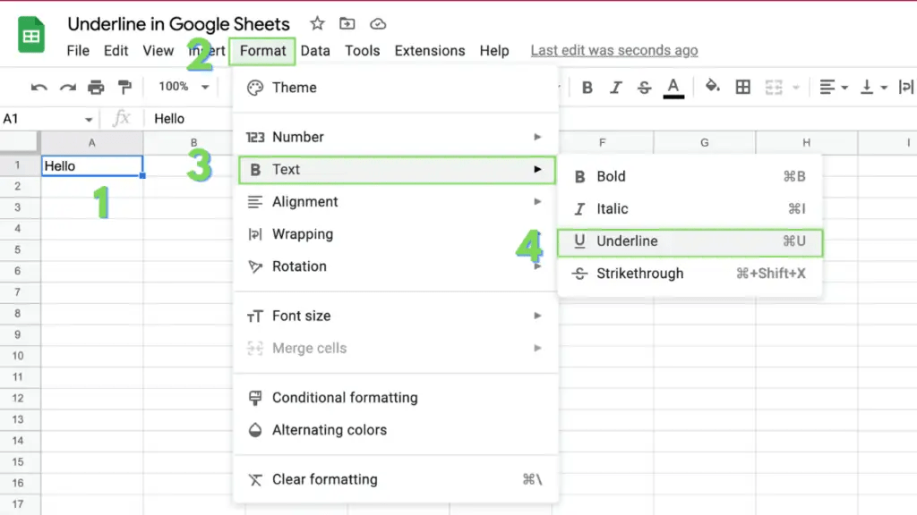 How to Double Underline in Google Sheets 2023 Guide