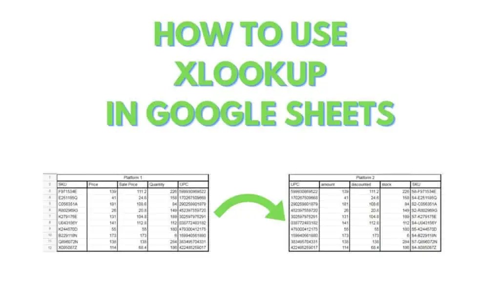 How to Use XLOOKUP in Google Sheets 7 Easy Steps