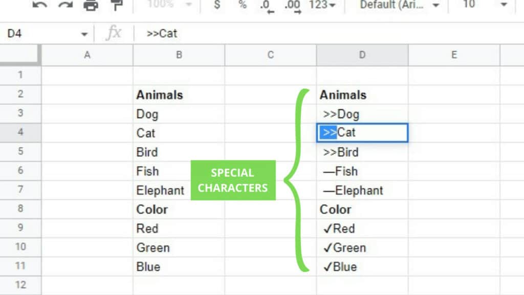 5 Best Ways How to Indent in Google Sheets