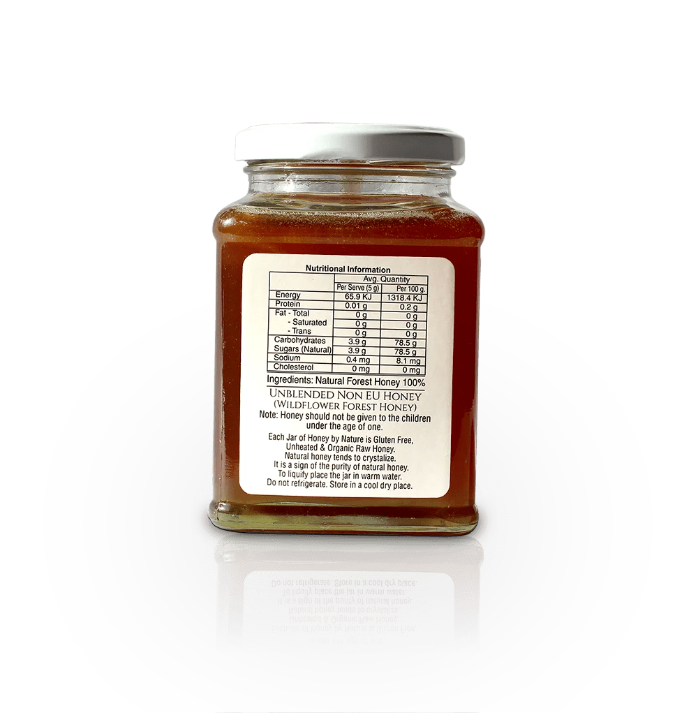 USDA Organic Honey MultiFlora Wild Unprocessed Forest Honey