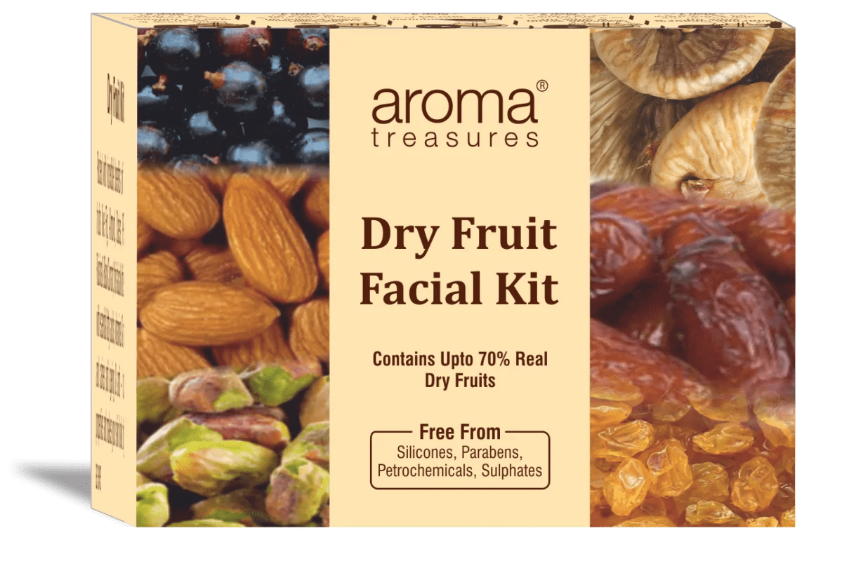Aroma Treasures DRY FRUIT FACIAL DIY Facial KIT (One Time Use Kit