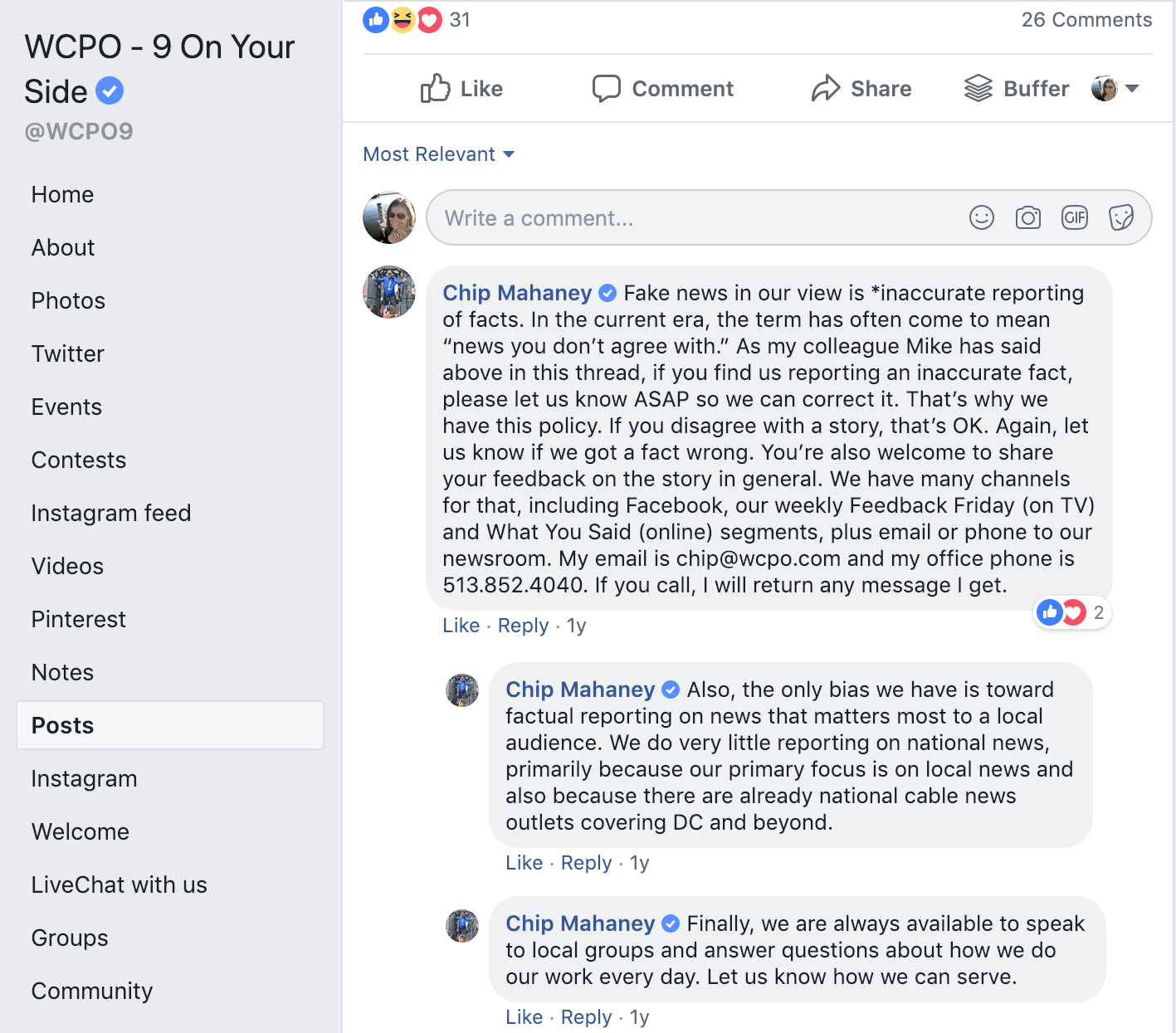 Using Facebook Comments to Defend Your Journalism Trusting News