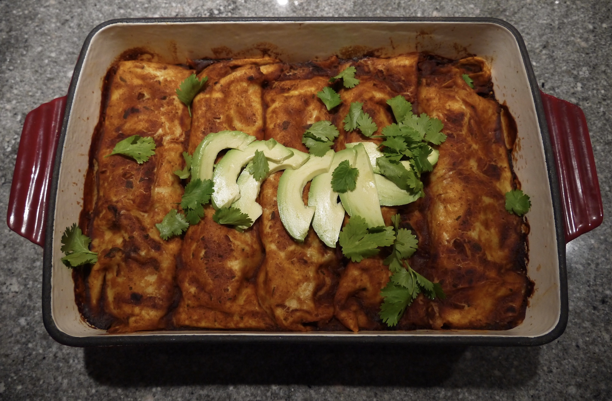 Thug Kitchen’s Sweet Potato, Zucchini, and Black Bean Enchiladas