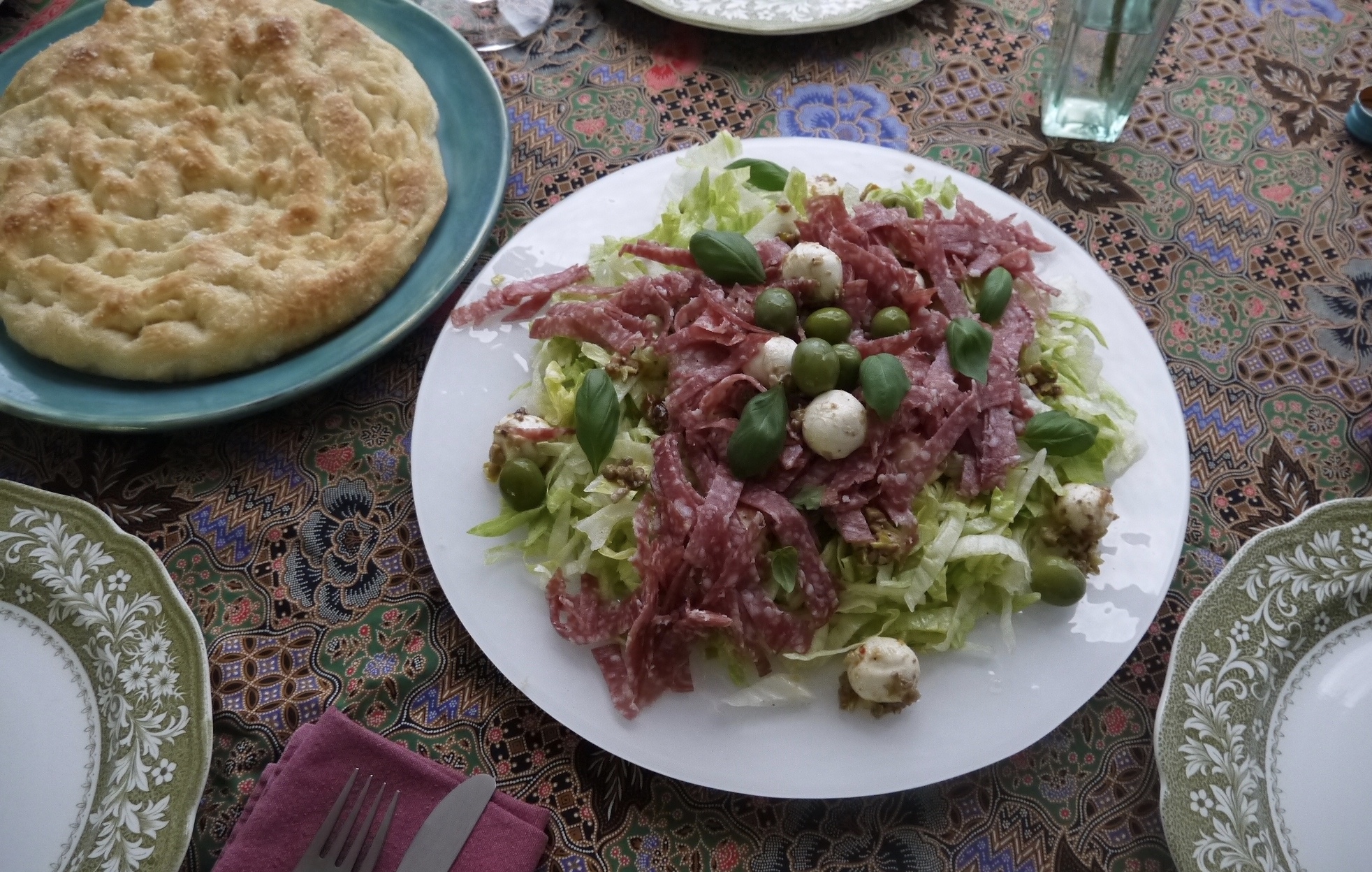 Antipasto Salad with Bocconcini, Salami, and Olive Tapenade Trust in