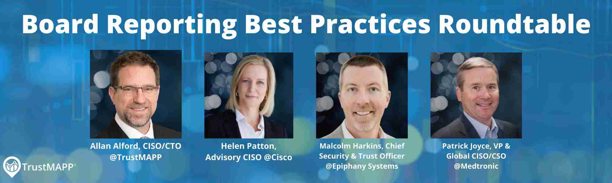 Board Reporting Best Practices Roundtable inar TrustMAPP