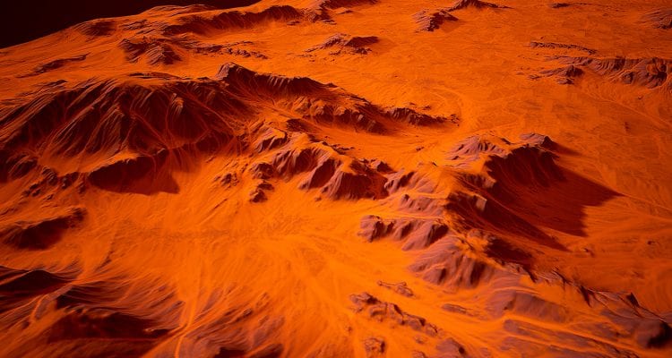 Le visage de Mars a été façonné par ses volcans