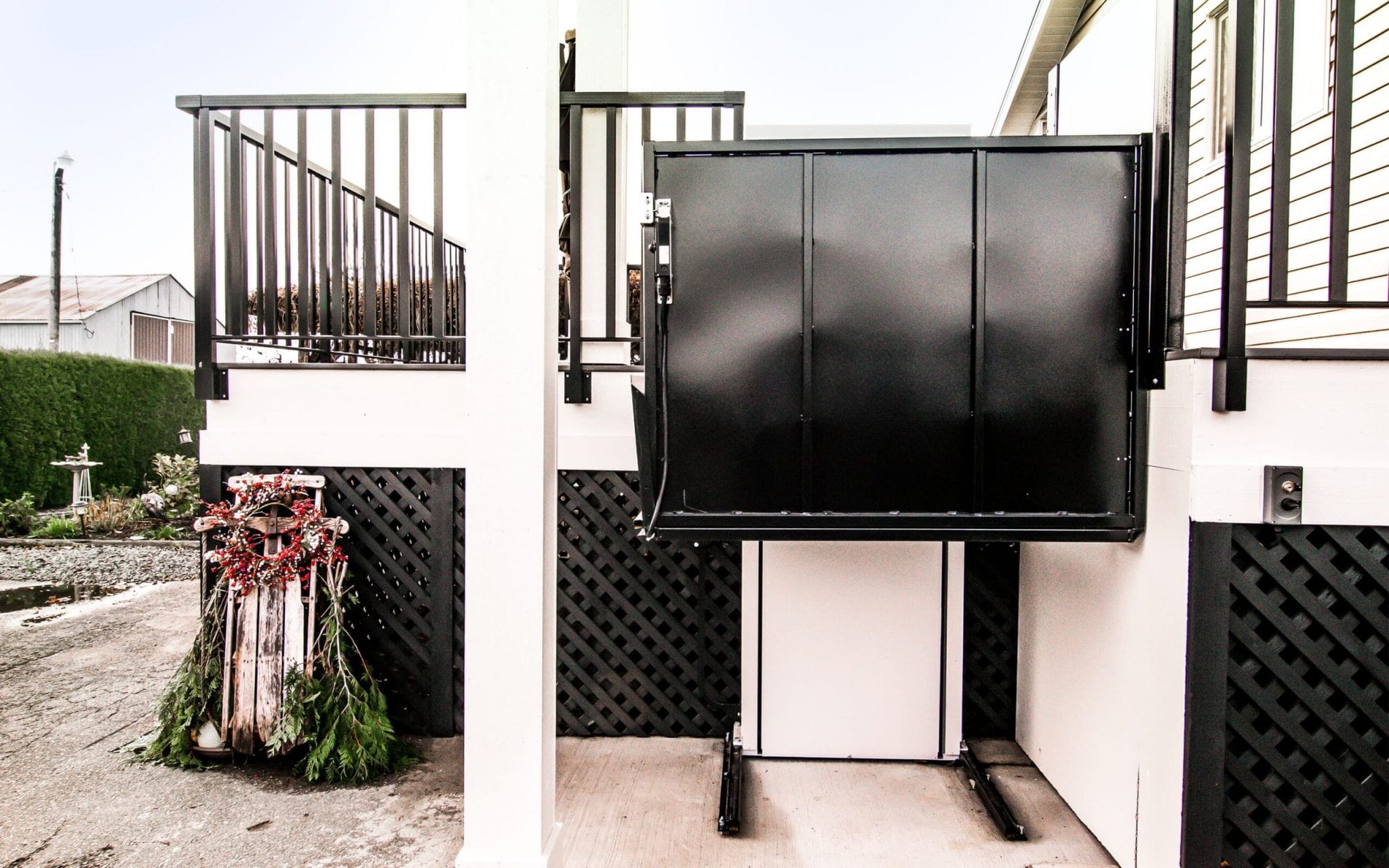 All Weather Outdoor Wheelchair Lifts with RAM RAM Elevators