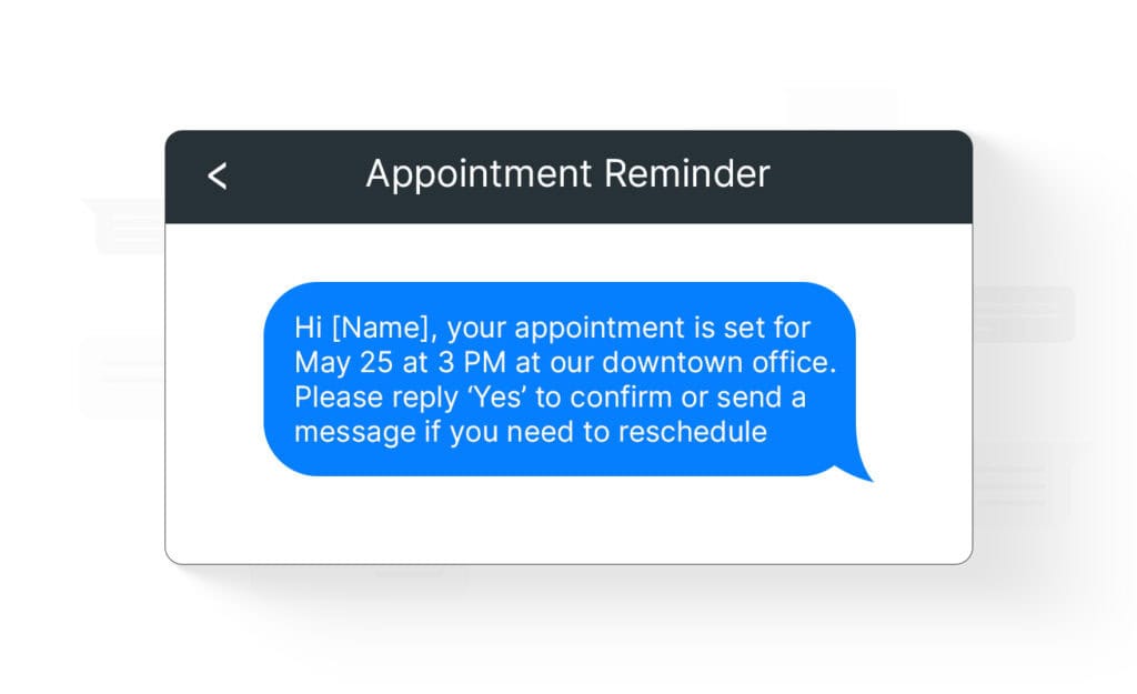 15 Appointment Confirmation Text Message Templates TruText