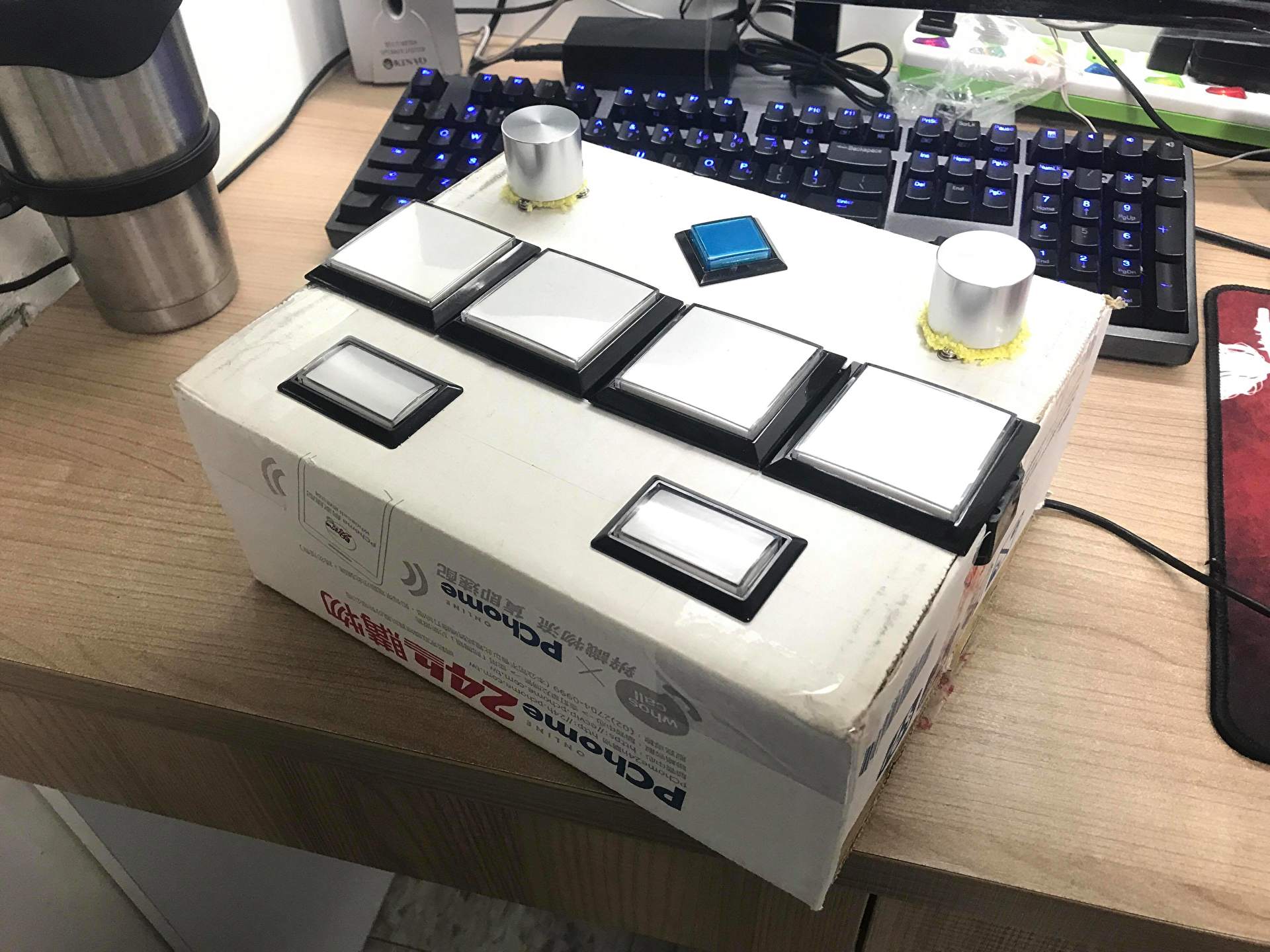 SDVX DIY手台 組裝完畢 as2648as的創作 巴哈姆特