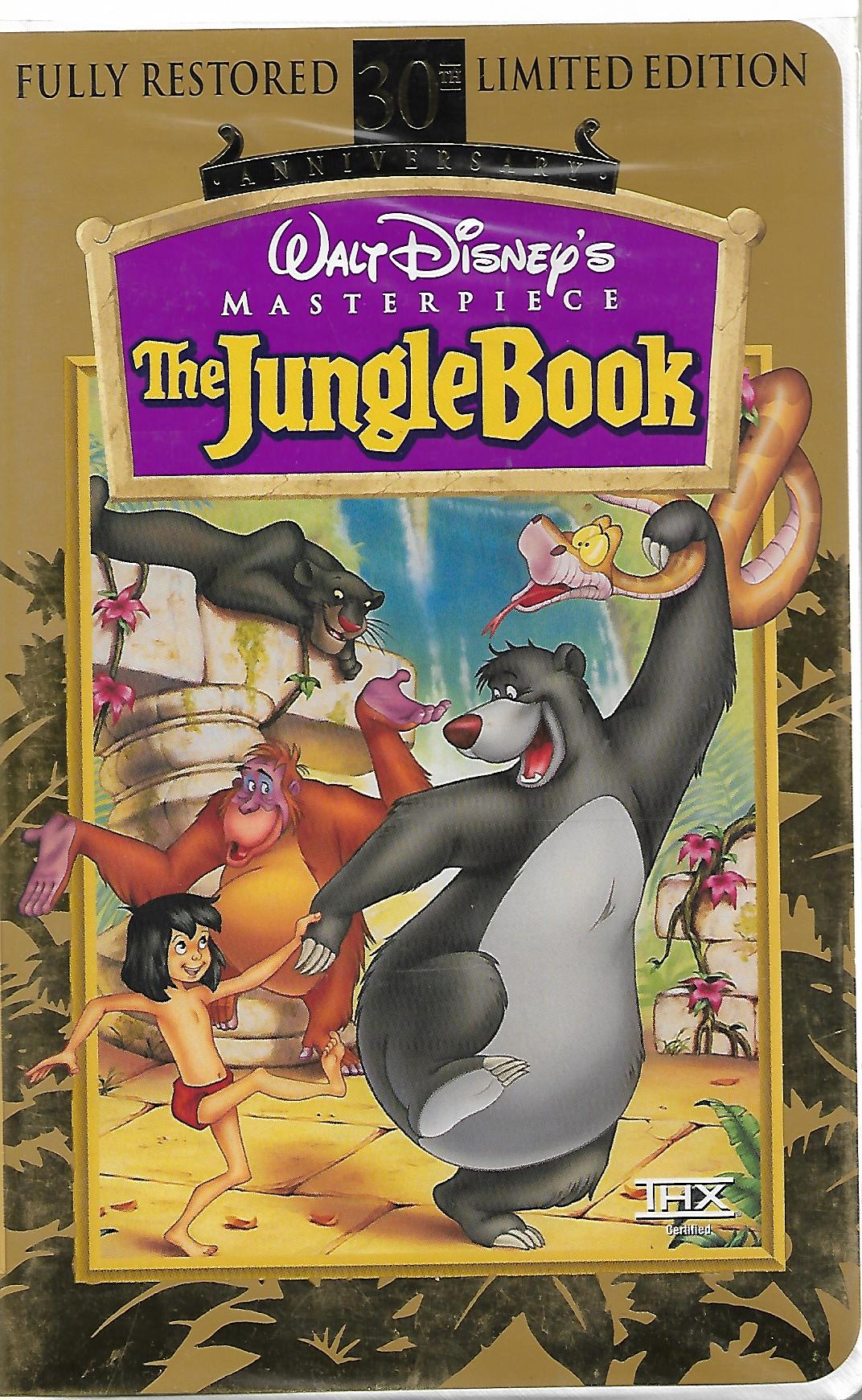 The Jungle Book VHS Tape (Used In Good Condition) Truth And Sincerity